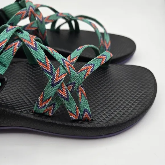 Chaco ZX1 EcoTread Sport Sandals Mint Leaf Girls Size 6 Outdoor Hiking