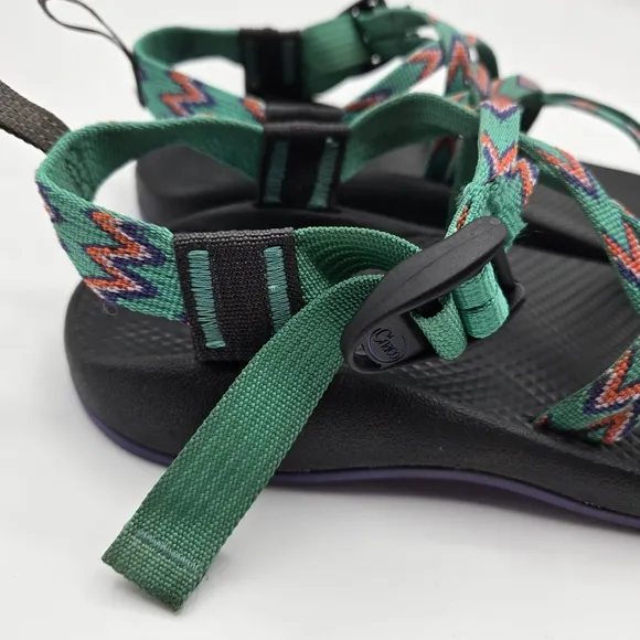 Chaco ZX1 EcoTread Sport Sandals Mint Leaf Girls Size 6 Outdoor Hiking