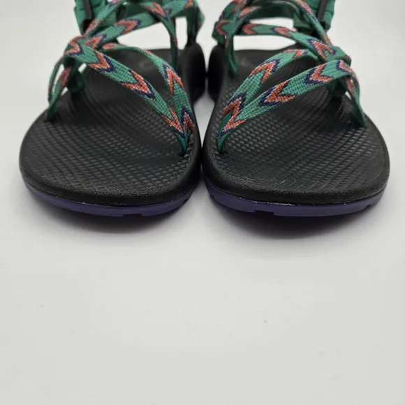Chaco ZX1 EcoTread Sport Sandals Mint Leaf Girls Size 6 Outdoor Hiking