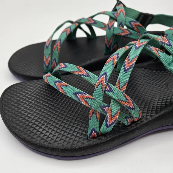 Chaco ZX1 EcoTread Sport Sandals Mint Leaf Girls Size 6 Outdoor Hiking
