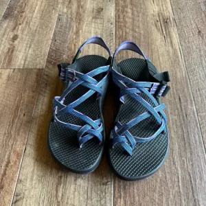 Chaco ZX/2 purple and Blue sport outdoor hiking Sandals size 6