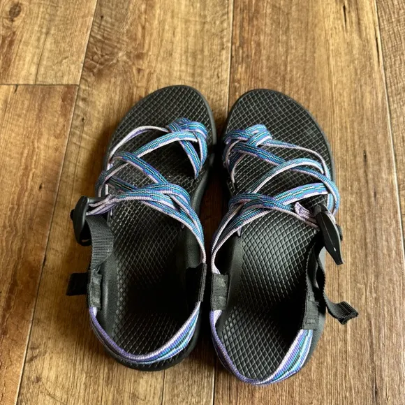 Chaco ZX/2 purple and Blue sport outdoor hiking Sandals size 6