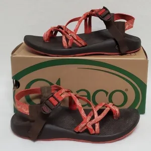 𝅺CHACO ZX/3 Yampo Stardust Orange Toe Ring Outdoor Strappy Sandals 11