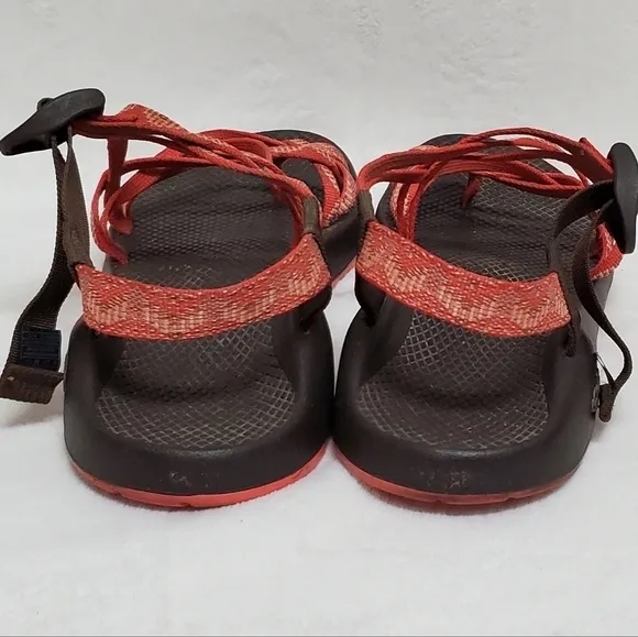 𝅺CHACO ZX/3 Yampo Stardust Orange Toe Ring Outdoor Strappy Sandals 11