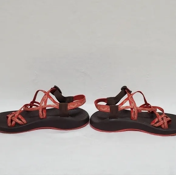 𝅺CHACO ZX/3 Yampo Stardust Orange Toe Ring Outdoor Strappy Sandals 11