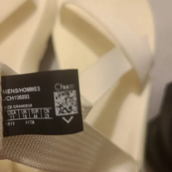 Chacos Men's Z/1 Classic White Sandals Size 11