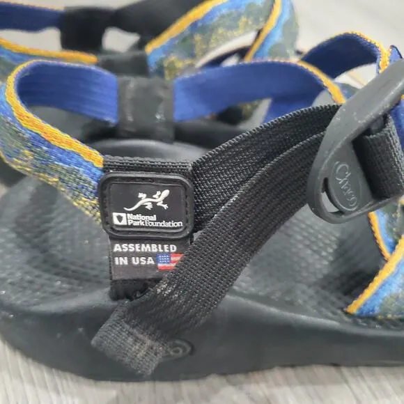 Chacos Sandals National Park Foundation Smoky Sunrise Mens 7 Z2 Hiking Outdoor