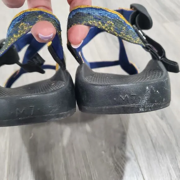 Chacos Sandals National Park Foundation Smoky Sunrise Mens 7 Z2 Hiking Outdoor