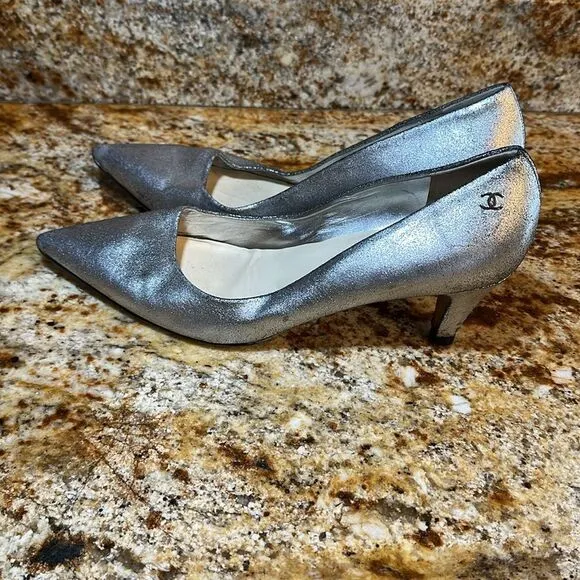 Chanel Silver Women's Shoes