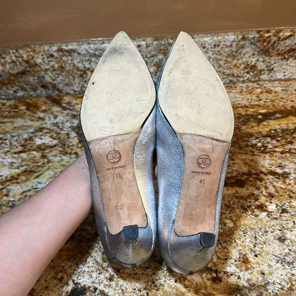 Chanel Silver Women's Shoes