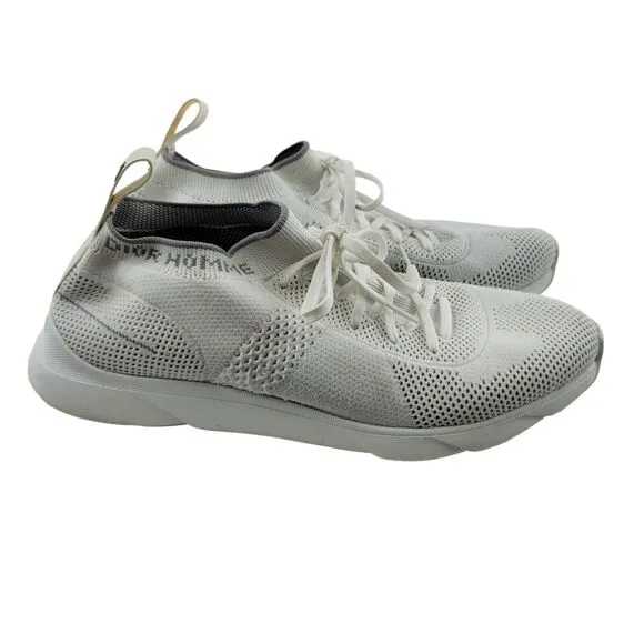 Christian Dior Homme Mens Athletic Shoes Sneakers B21 Knit White Gray 43.5 11.5
