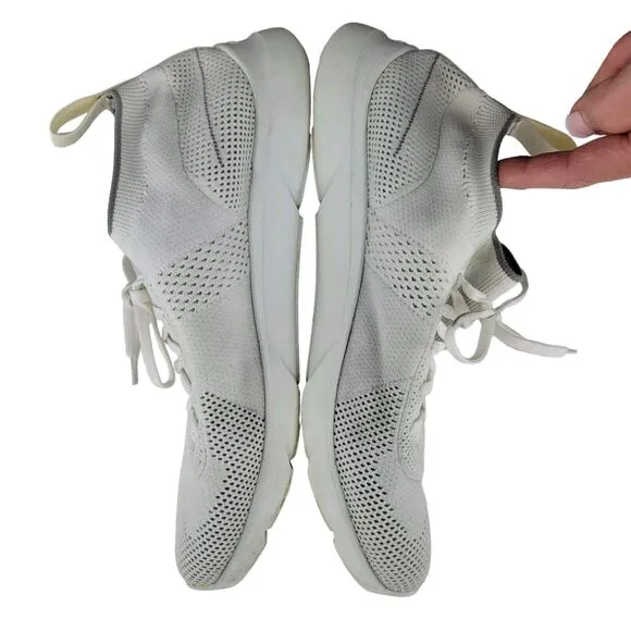 Christian Dior Homme Mens Athletic Shoes Sneakers B21 Knit White Gray 43.5 11.5