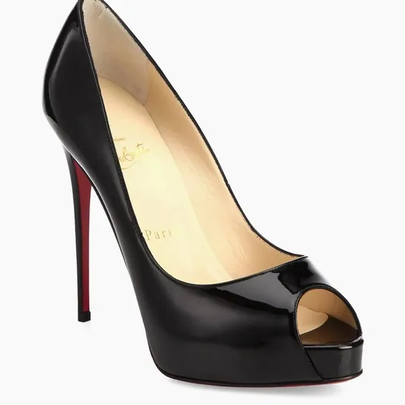 Christian Louboutin Very Prive 120 Black Heels