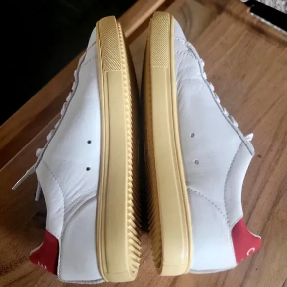 CLAE Los Angeles BRADLEY CALIFORNIA SHOE // WHITE   RED DAHLIA   VANILLA