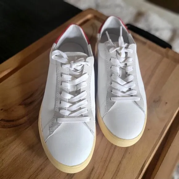 CLAE Los Angeles BRADLEY CALIFORNIA SHOE // WHITE   RED DAHLIA   VANILLA