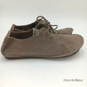 CLARKS Originals FARAWAY FIELD Oxford Suede Leather Gum Crepe Shoe 75540 size7.5