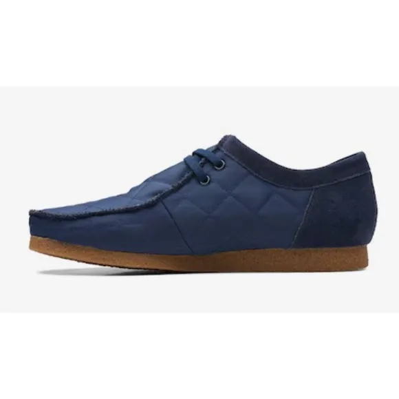 Clarks Shacre Step Navy Moc Toe Shoes Extreme Comfort NEW Mens 9 Fast Ship