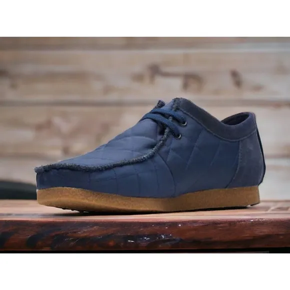 Clarks Shacre Step Navy Moc Toe Shoes Extreme Comfort NEW Mens 9 Fast Ship