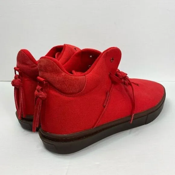 Clear Weather The One Ten Mid Top Sneaker Shoes Red Water Resistant Size 13