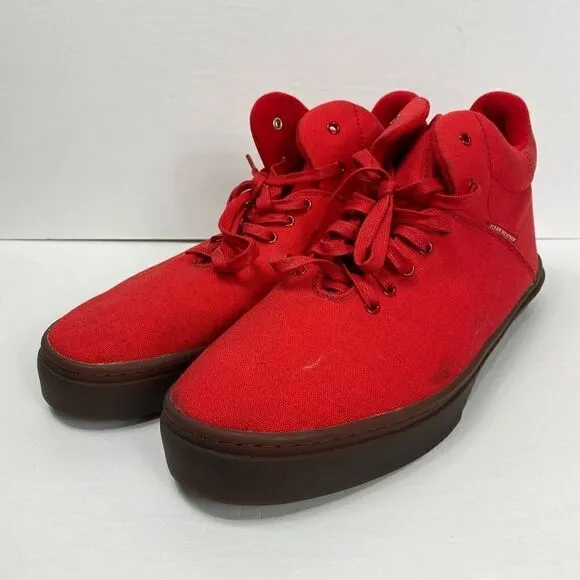 Clear Weather The One Ten Mid Top Sneaker Shoes Red Water Resistant Size 13