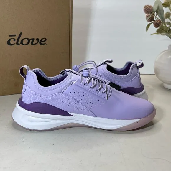 Clove Classic Comfort Sneakers Nursing Shoes Lavender Women’s 7.5 NWB FLAW