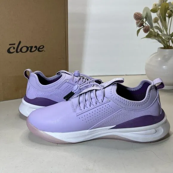 Clove Classic Comfort Sneakers Nursing Shoes Lavender Women’s 7.5 NWB FLAW