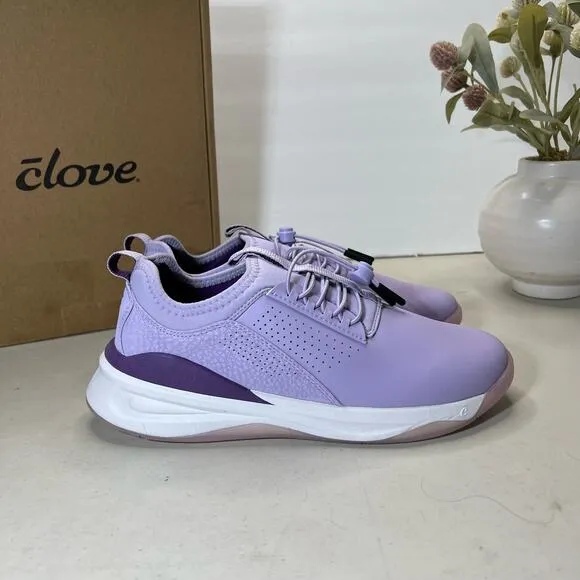 Clove Classic Comfort Sneakers Nursing Shoes Lavender Women’s 7.5 NWB FLAW