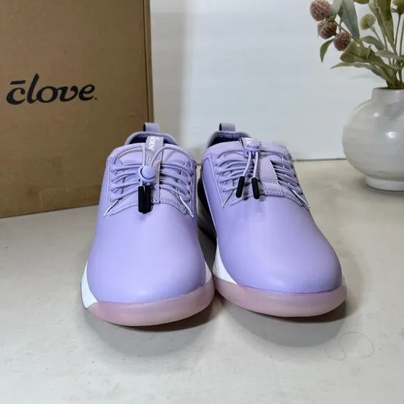 Clove Classic Comfort Sneakers Nursing Shoes Lavender Women’s 7.5 NWB FLAW