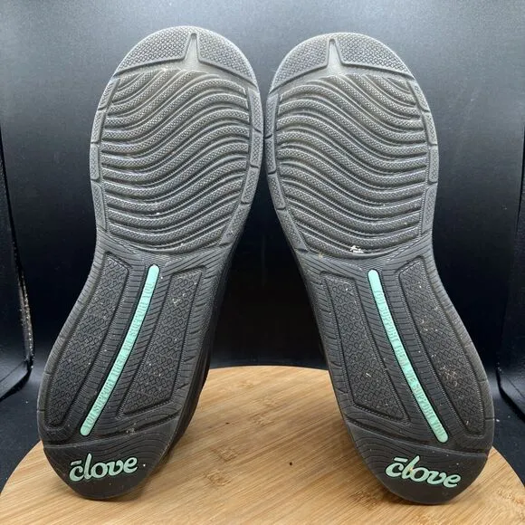 Clove Classic Core Men’s Size 12 Black CL0025 Bungee Laces Nursing Shoes Sneaker