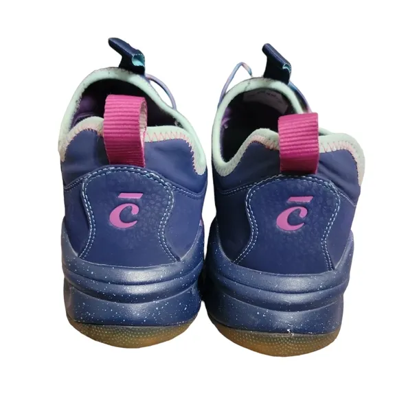 Clove Classic Shoes Sneakers Healthcare Nursing Leopard Artic Navy Size 8 women'