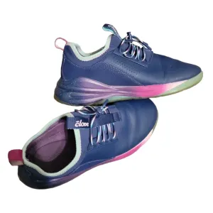Clove Classic Shoes Sneakers Healthcare Nursing Leopard Artic Navy Size 8 women'