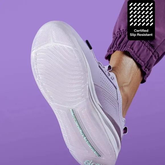 Clove Classic Sneaker Slip On Nursing Shoes Lavender Women's 9.5