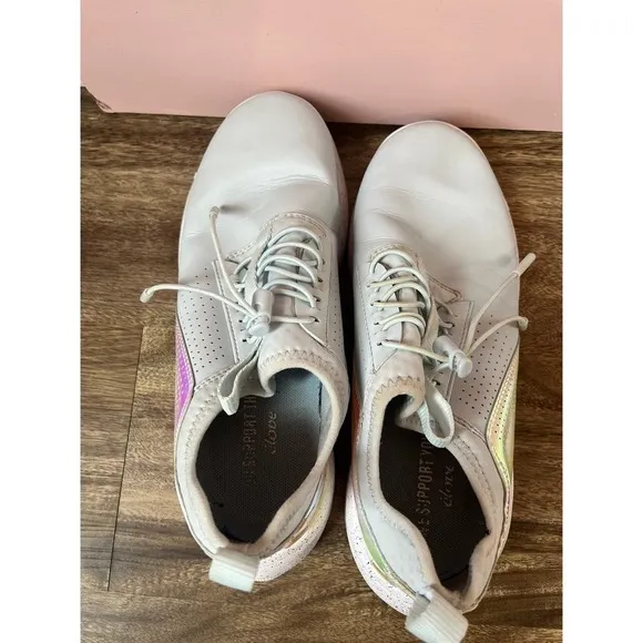Clove Light Blue Holographic Limited Edition Nursing Tennis Shoe Sneaker Shoes