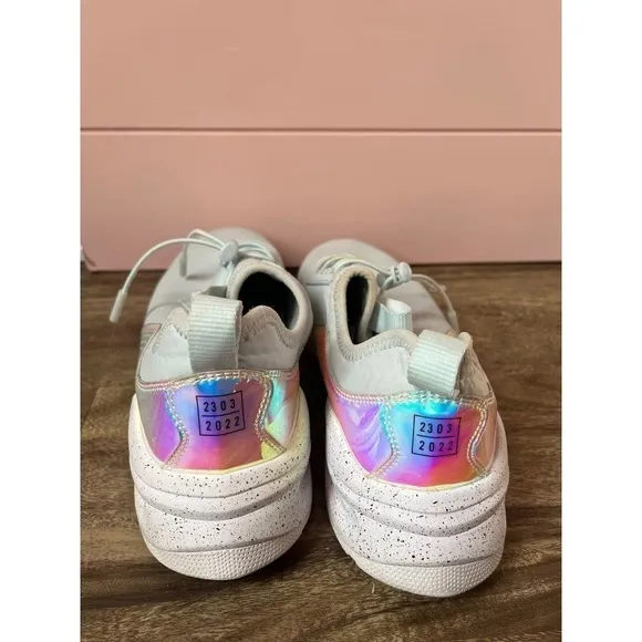Clove Light Blue Holographic Limited Edition Nursing Tennis Shoe Sneaker Shoes