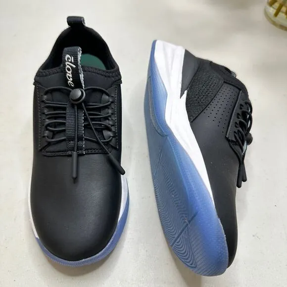 Clove Nursing Classic Sneaker Night Shift Shoes Black White Blue Women 5.5