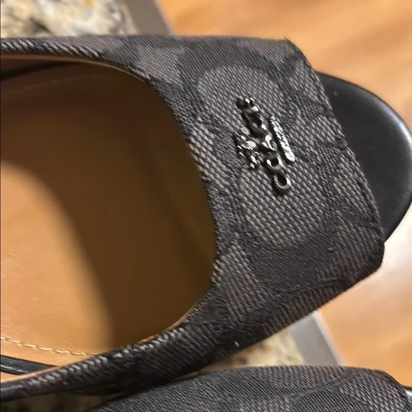 Coach Black Women's Slingback Shoes no call outs ~ Size 8.5