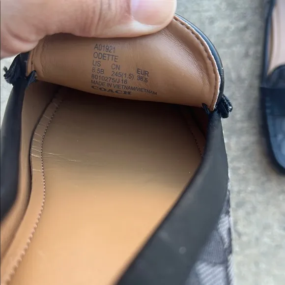 Coach Women's Black Loafers