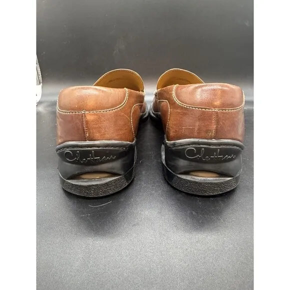 COLE HAAN #07184 Brown Leather Slip-On PENNY LOAFER SHOES Mens Size 13M EUC