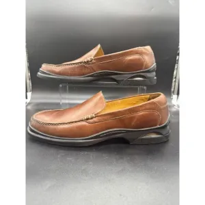 COLE HAAN #07184 Brown Leather Slip-On PENNY LOAFER SHOES Mens Size 13M EUC