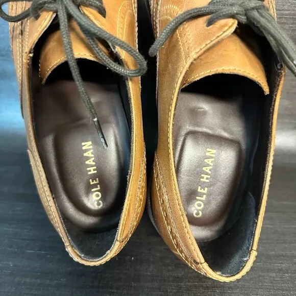 Cole Haan Essentials‎ Men’s size 9.5 Brown Wingtip Oxford Leaher Shoes C25805