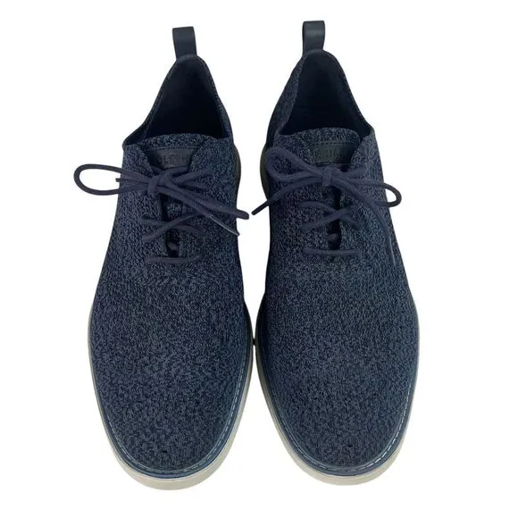 Cole Haan Grand Evolution Stichlite Blue Wingtip‎ Oxford Mens Size 9.5