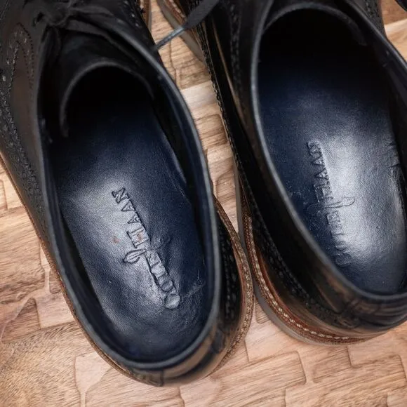 Cole Haan Martin Chukka Boot In Black Leather | Size 10.5 | C11650