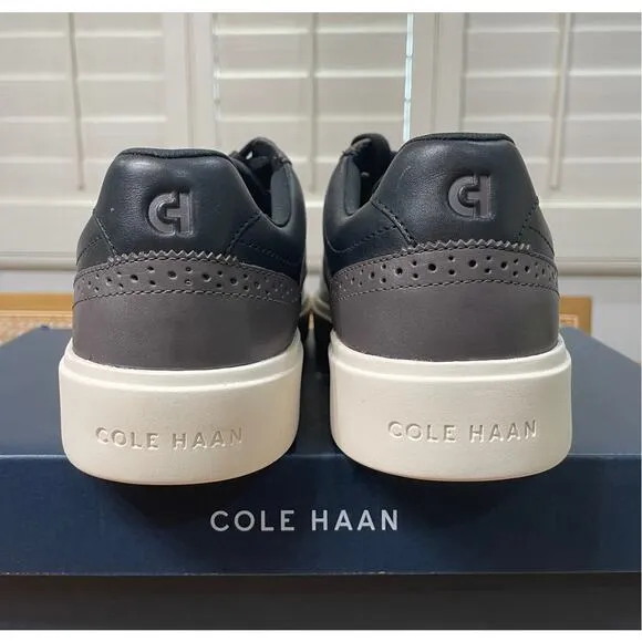 Cole Haan Men's Grand Crosscourt Transition Sneaker Black Leather Size 11.5 NIB
