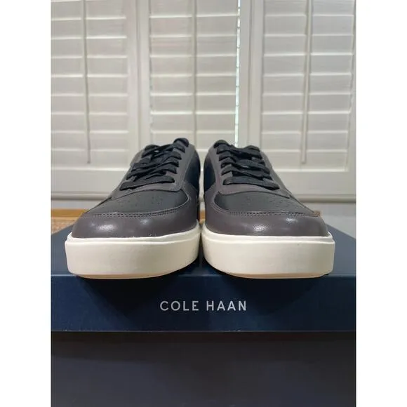 Cole Haan Men's Grand Crosscourt Transition Sneaker Black Leather Size 11.5 NIB