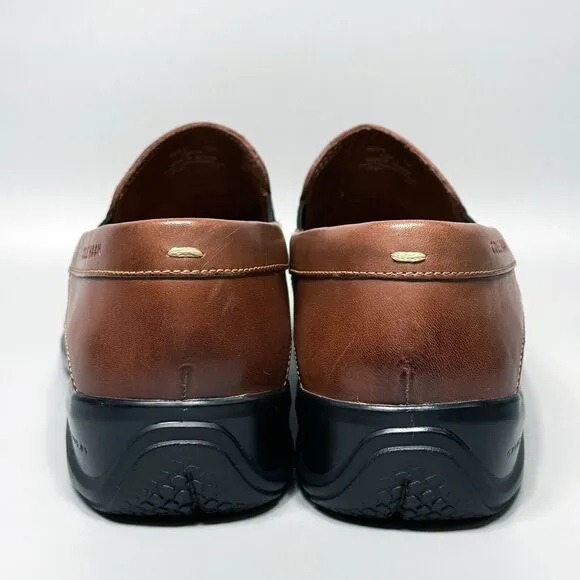 Cole Haan Santa Barbara Twin Gore Mens Size 12 Loafer Shoes Harvest Brown