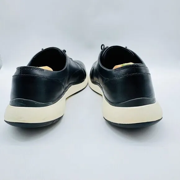 Cole Haan Shoes Mens 11.5 Black Leather Oxfords Sneakers Grandpro OS Comfort