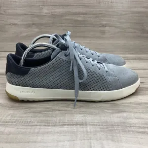 Cole Haan Sneakers Mens 9.5M Grand Pro Tennis Blue Suede Lace Up Shoes
