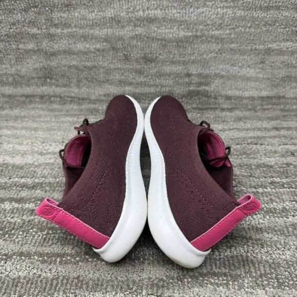 Cole Haan ZeroGrand Stitchlite Oxford Shoe Sz 9B Maroon Comfort Walking W23082