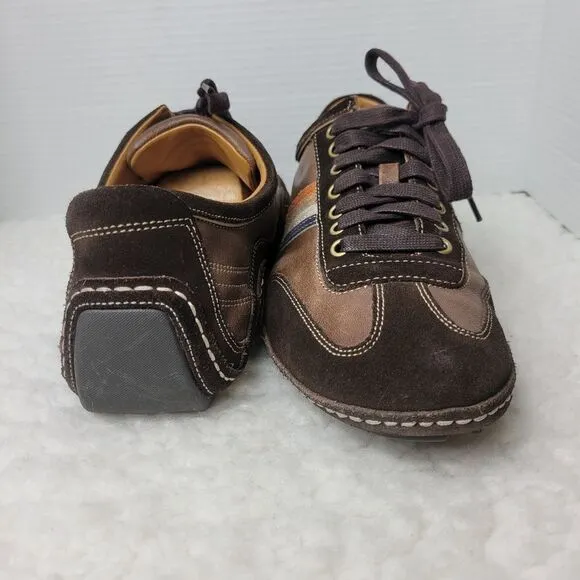 Cole Haan x Air Colab Mens Shoes Size 11.5 Brown Leather Suede Comfort Oxford