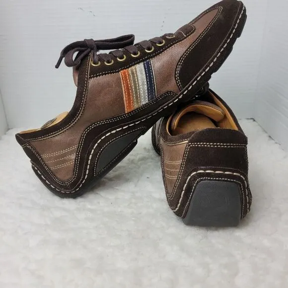 Cole Haan x Air Colab Mens Shoes Size 11.5 Brown Leather Suede Comfort Oxford